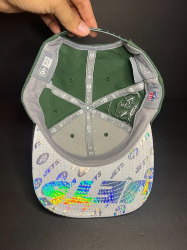 New Era 9Fifty Herren Original OFSM grün & schwarz NY Jets reflektierende Snapback Mütze - Bild 5 von 8