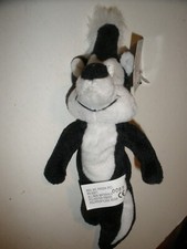 Pepe Le Pew Mini Bean Bag Looney Tunes with Tag 7" P26 