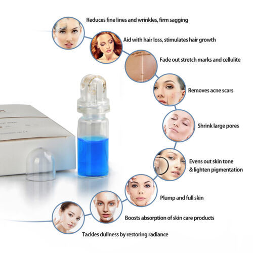 Hydra Roller 64 pin micro perni siero infusione sistema ringiovanimento pelle viso - Foto 4 di 11