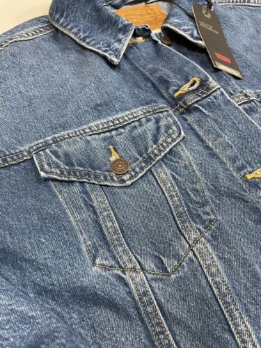 Levi’s Premium Damen Gr. Small Original Trucker Denim Ex Boyfriend Jacke - Bild 2 von 8