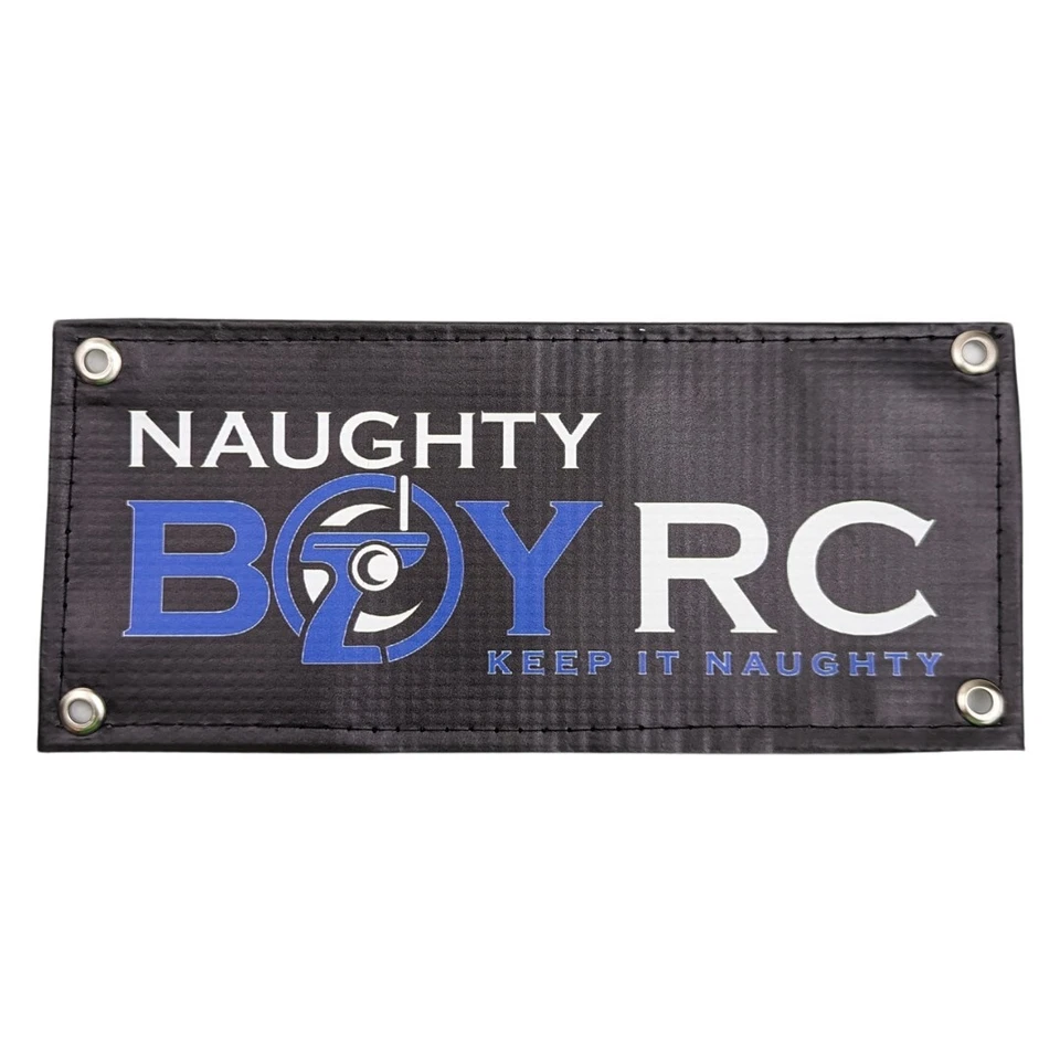 Naughty Boy RC Scale Mini Banner 3.5"x8" 1/10 1/8 Garage Crawler Car Truck Boat - Image 2 of 3