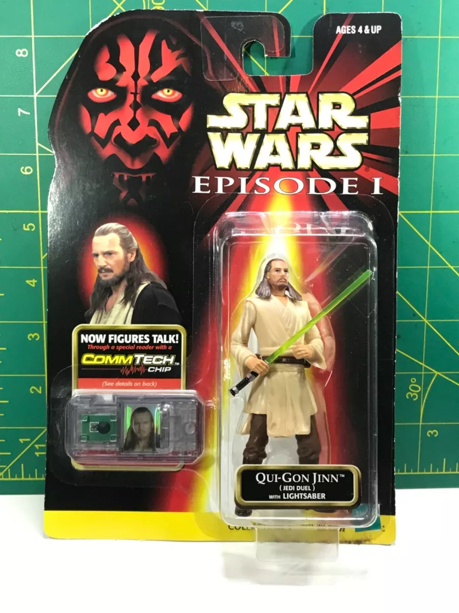 Hasbro Star Wars: Episode 1 Qui-Gon Jinn Jedi Duel Action Figure New Sealed