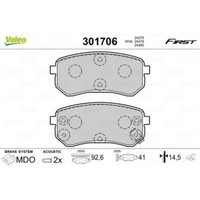 Valeo BremsbeläGe Hinten FüR Hyundai I10 IX35 KIA Picanto Sportage