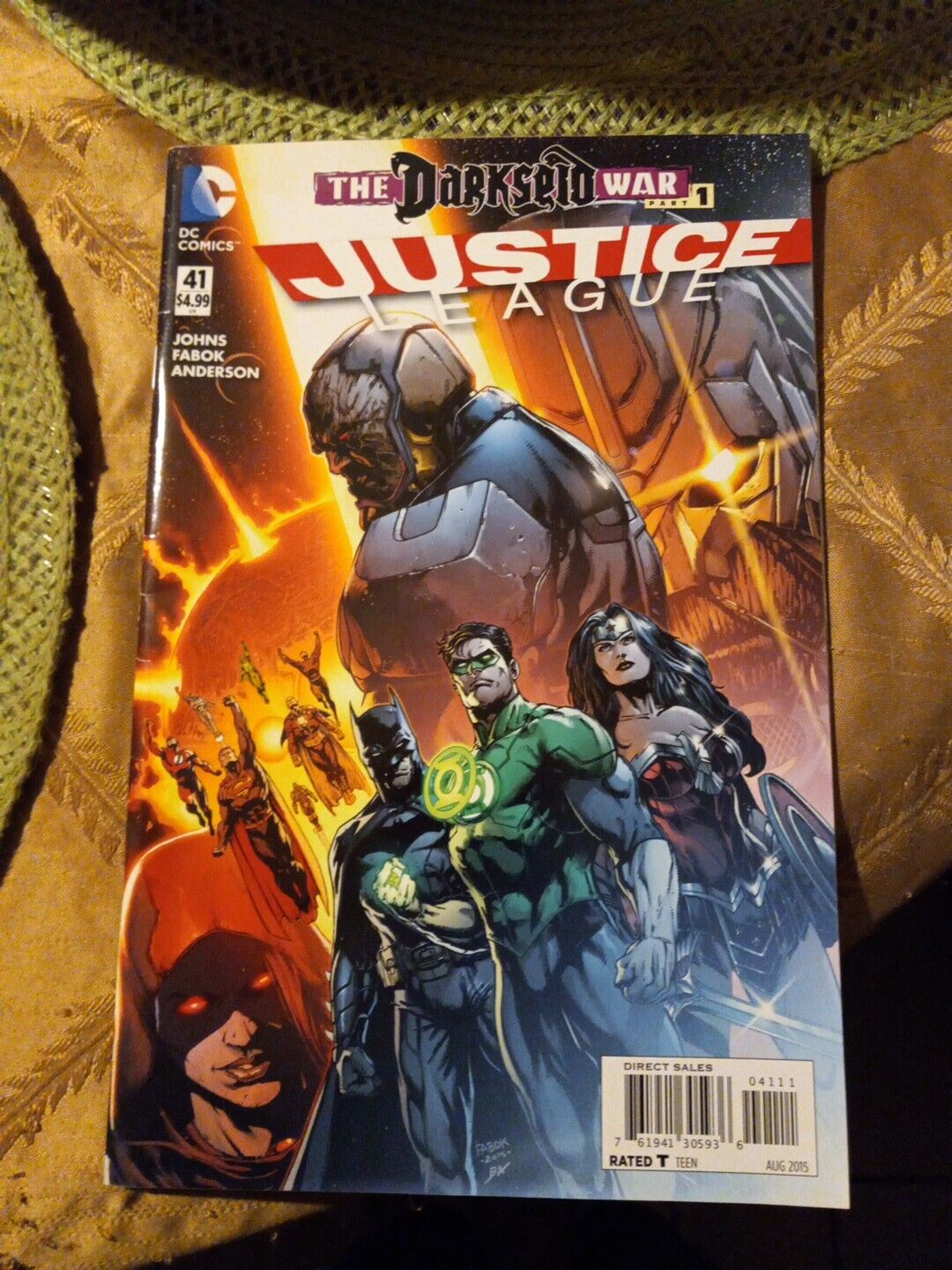 JUSTICE LEAGUE #41, (2015) Darkseid War Part 1 D.C. COMICS (PREOWN) V.G.