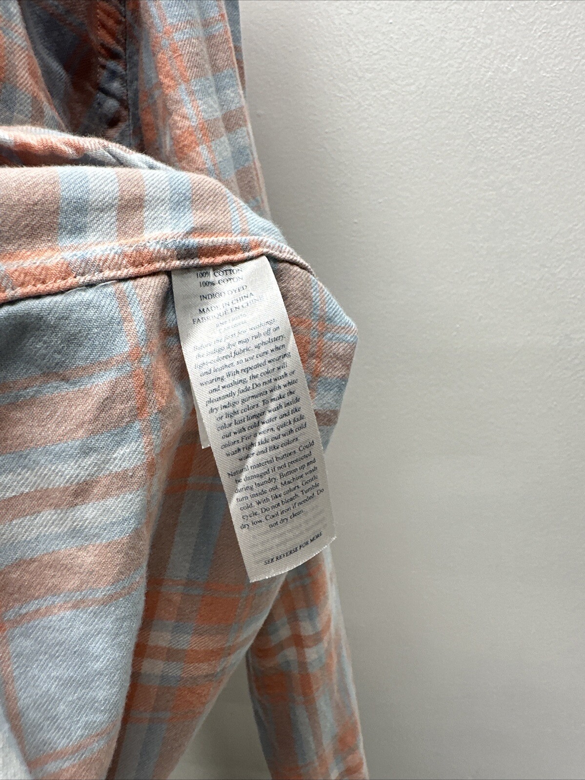 Faherty Button Down Shirt Collared Long Sleeve Pl… - image 7