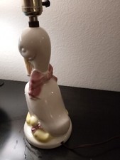 Vintage Mama And Baby Geese Lamp