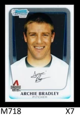 1-2011 BOWMAN CHROME DRAFT ARCHIE BRADLEY D'BACKS QTY