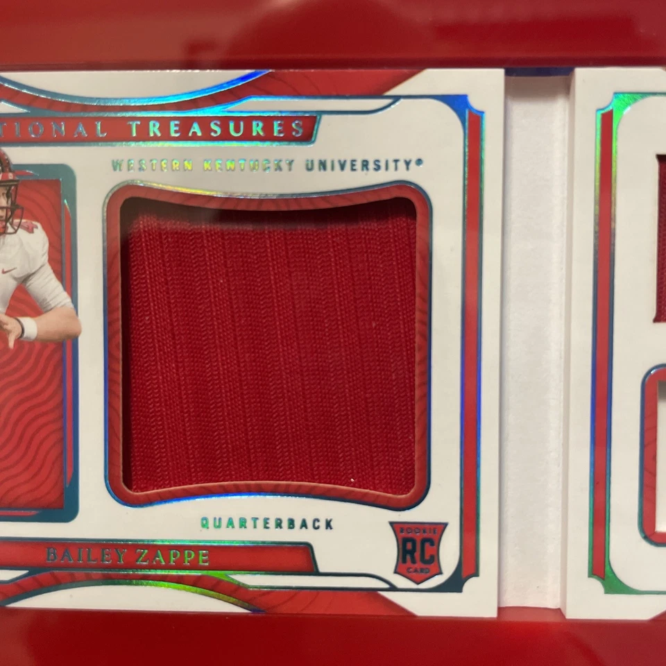 2022 bailey zappe RPA national treasures booklet! #22/25! card no.SB-BZA clean! - Image 4 of 4