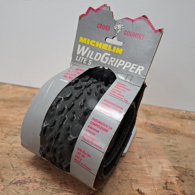 NOS Michelin WildGripper Lite S MTB Black 26 x 2.10 Front Tire VINTAGE NIB