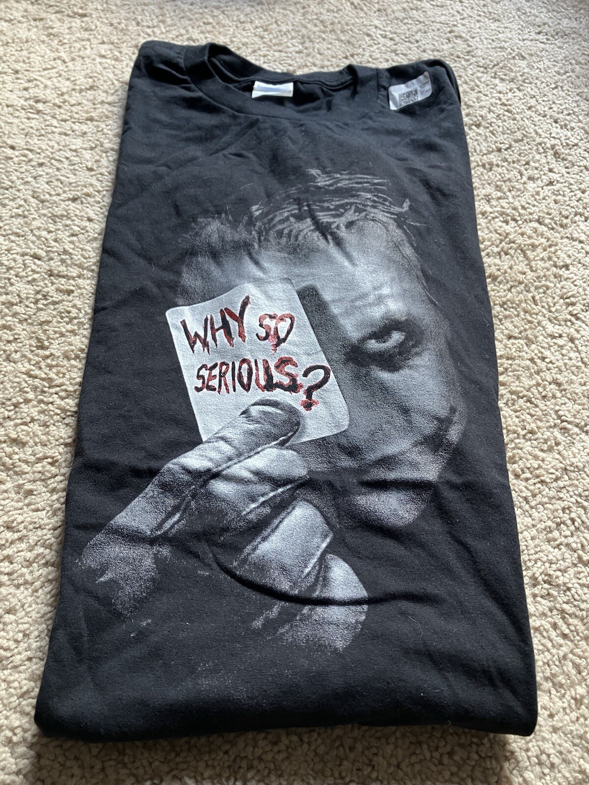 Why So Serious Joker Shirt Size medium