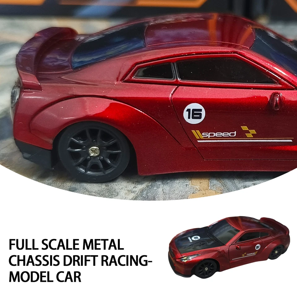 1/43 RC Drift Race Car 4WD Ready to Go Mini Car Toy Remote Control High SpeedtSF - Image 4 of 4