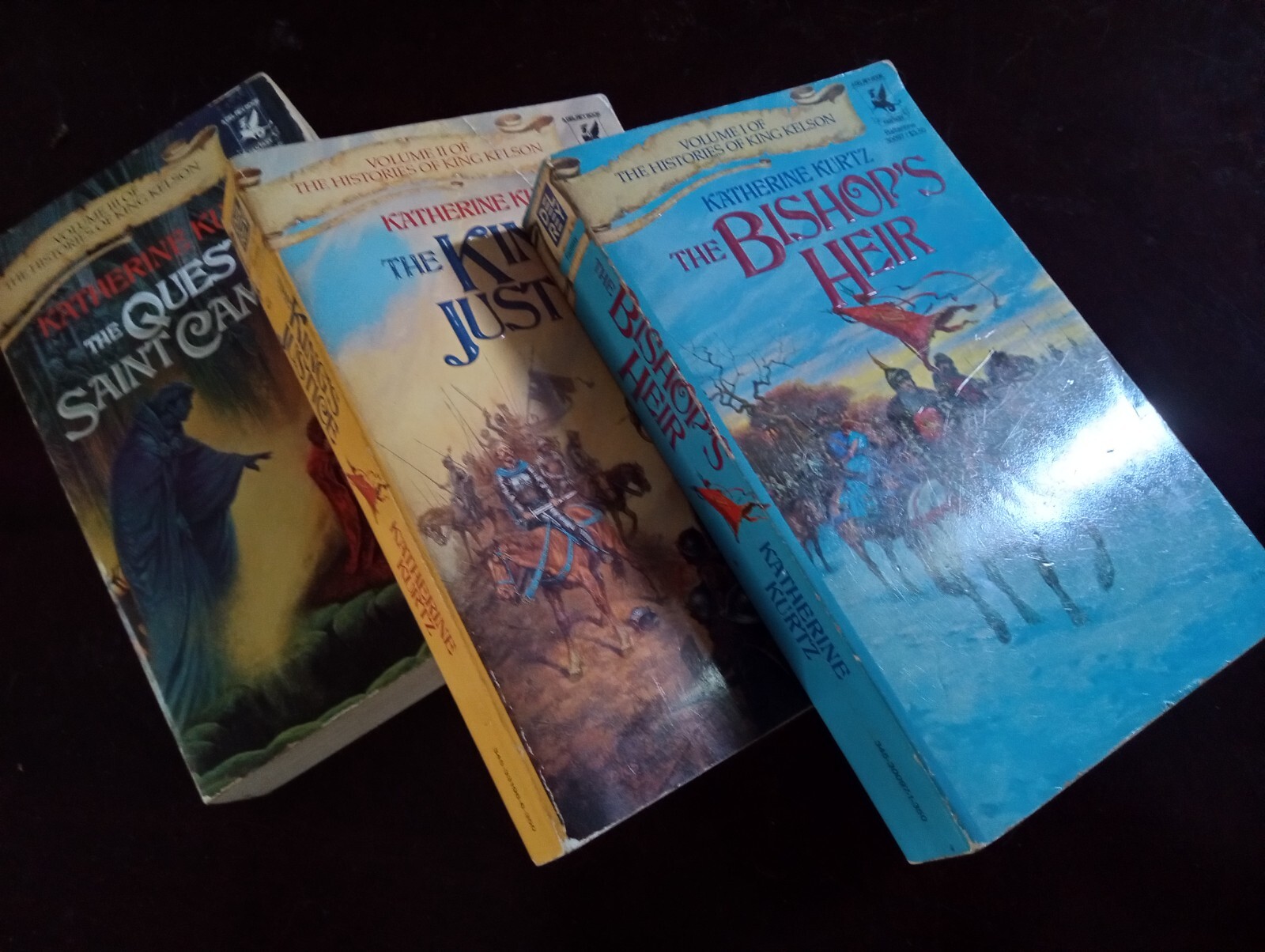 Histories of King Kelson book series, by Katherine Kurtz