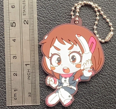 Ochaco Uraraka My Hero Academia Keychain Rubber Mascot Bandai