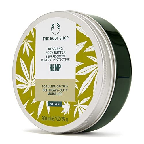 Hemp Body Butter 6.7 oz Moisturizer with Shea Cocoa Butter 24 Hour Hydration