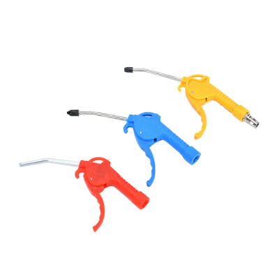 #ad Air Blow Tool Pneumatic Metal Bent Tube Nozzle Blue Dust Removing Accessory Kit $19.65