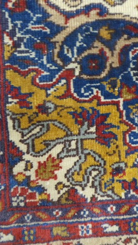 Antique Persain Oriental Carpet Rug Hand Made Wool Vintage 5ft 8" x 3ft 9" c1890 - Picture 13 of 17