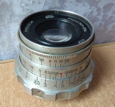 RARE Soviet Lens USSR INDUSTAR 26 m Lens 1/2.8 f 5 Fed