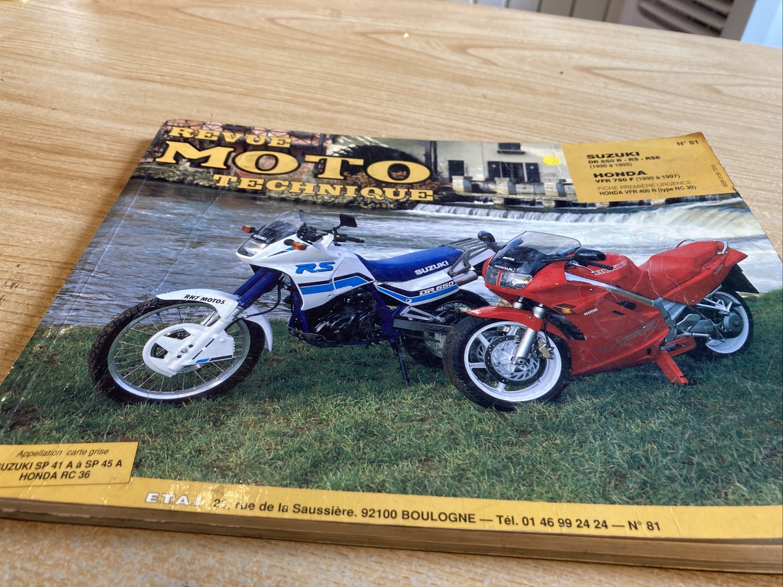 Review Technical Motorcycle Suzuki Dr650r Rs Rse Honda Vfr750f Rc36 N 81 Rmt Ebay Review Technical Motorcycle Suzuki Dr650r Rs Rse Honda Vfr750f Rc36 N 81 Rmt Ebay