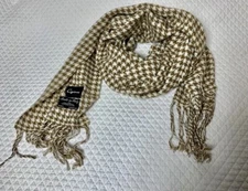 Nice Cejon Scarf w/Fringe Very Soft & Comfy 72" x 11" Acrylic Made in Italy