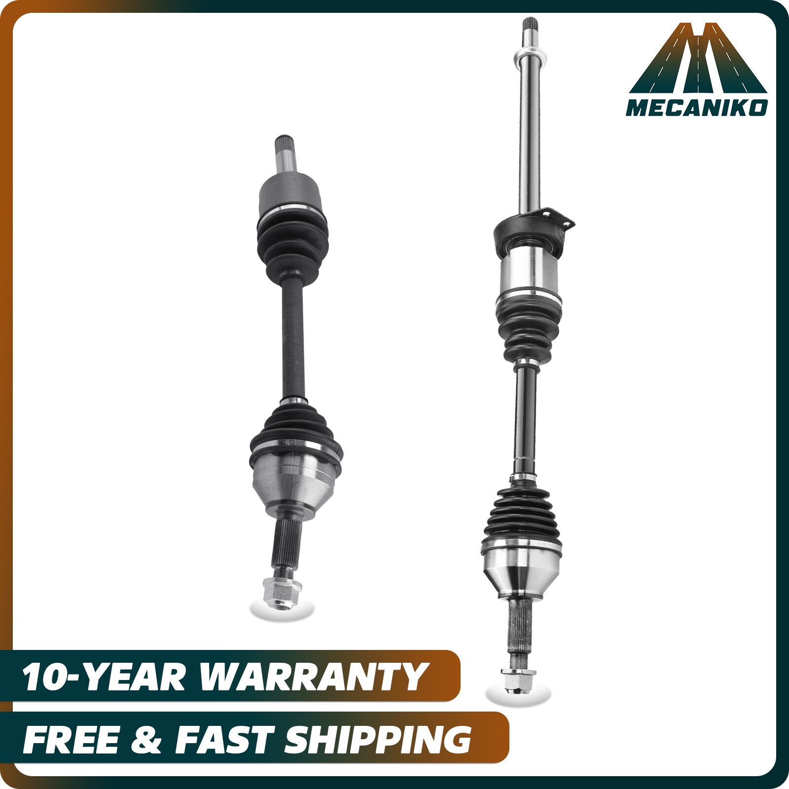 2x Front CV Axle for Ford Flex Taurus Lincoln MKS MKT Mercury Sable FWD