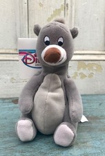 The Disney Store Jungle Book BALOO Bear Bean Bag Plush