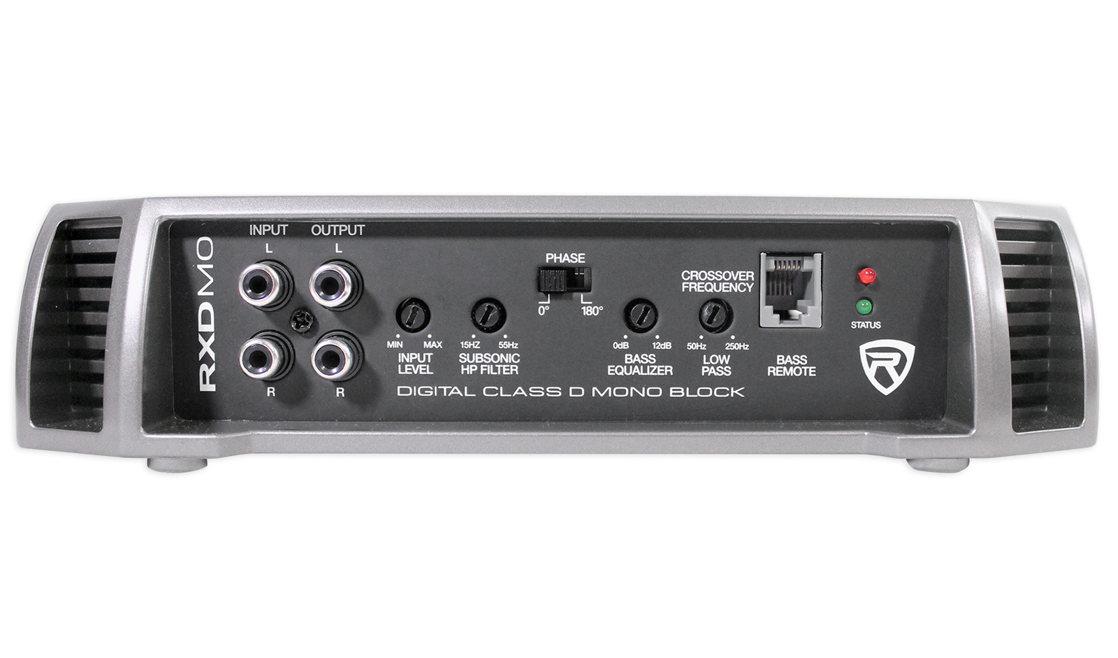 Rockville RXD-M0 1200 Вт Пиковый 300 Вт Динамосертифицированный Монофонический усилитель RMS на 1 Ом Комплект усилителей