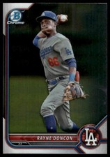 2022 Bowman Draft #BDC-188 Rayne Doncon Chrome Los Angeles Dodgers Baseball