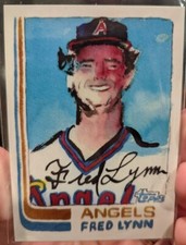 2021 FRED LYNN 27/50 Topps Spotlight 70 by Andy Friedman #22 💥💥