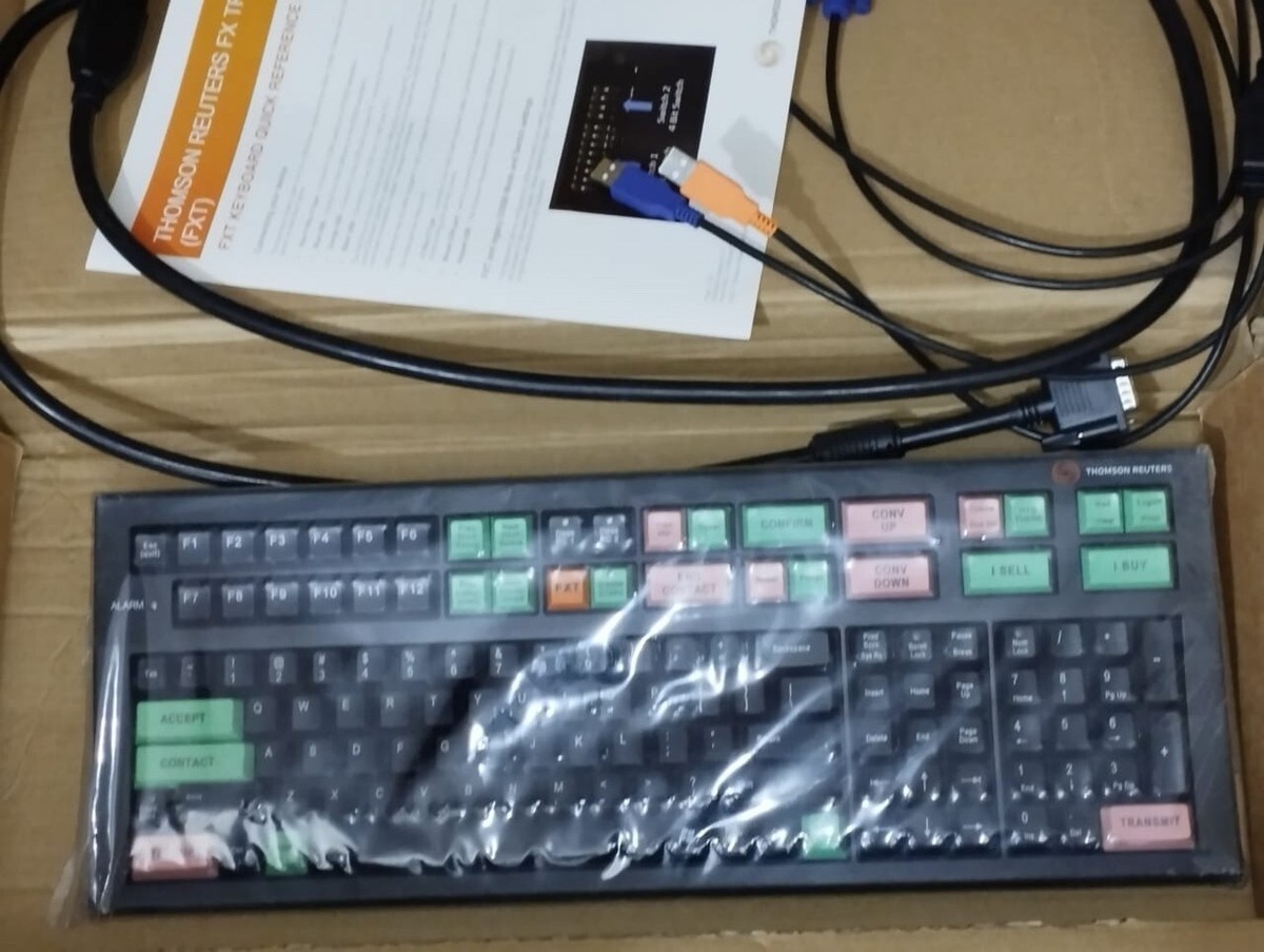 Brand New F1-KMX-131-610 Thomson Reuters Keyboard, P/N: 10-11-5254