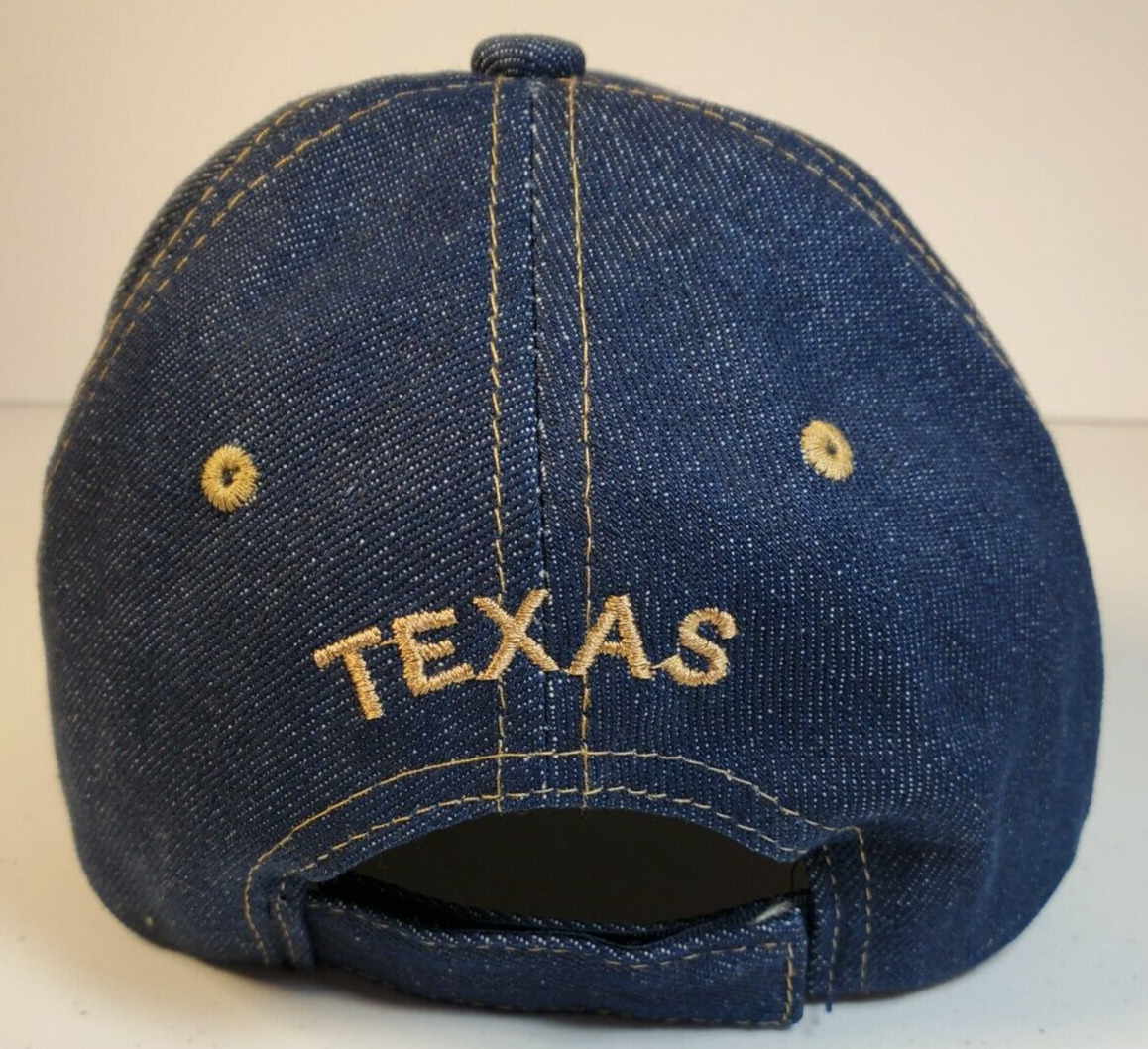 Monogramed Denim Texas Cap - image 2