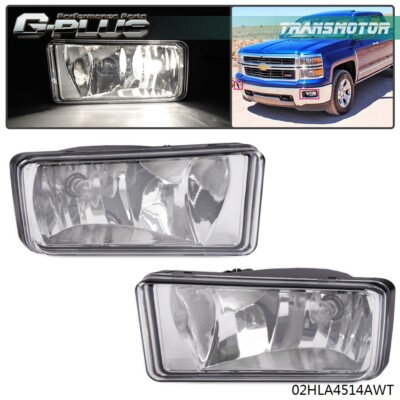 Clear Bumper Fog Lights 2X Fit For 07-13 Chevy Silverado 1500 2500 3500 Tahoe ?