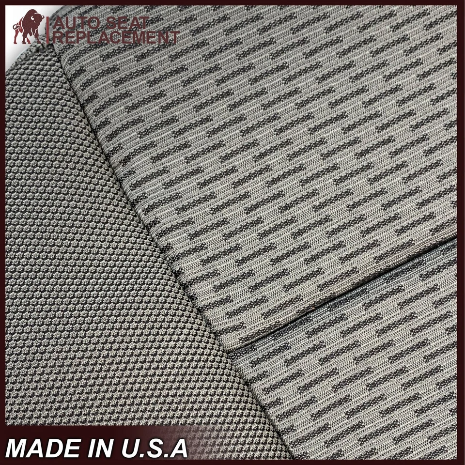 Cubierta de asiento de tela gris para la parte inferior del conductor Ford F250 F350 XLT 2017 2018 2019 20 21 Foto 3 de 3