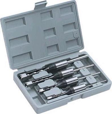 4 Piece Mortising Mortise Chisel and Bit Woodworking Tool
