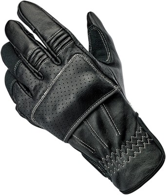 Biltwell Inc. Borrego Gloves - 1506-0104-302 Black/Cement Small