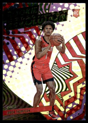 Rockets Rookie Thompson 2023-24 Panini Revolution Rookie Revolution Amen Thompson Rookie ...