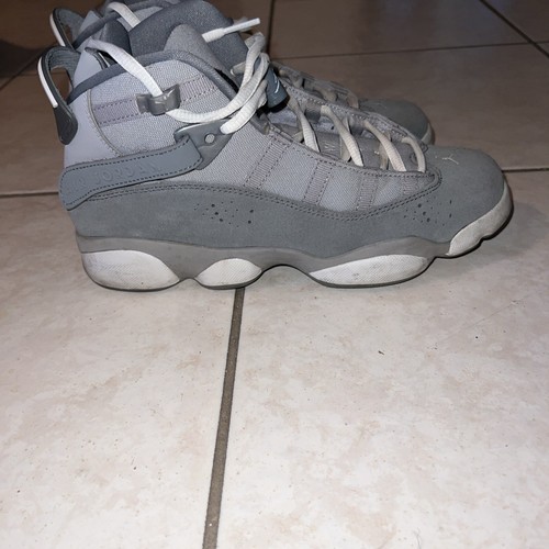 Size 6Y- Jordan 6 Rings Cool Grey 2016 Shoes - Picture 5 of 10