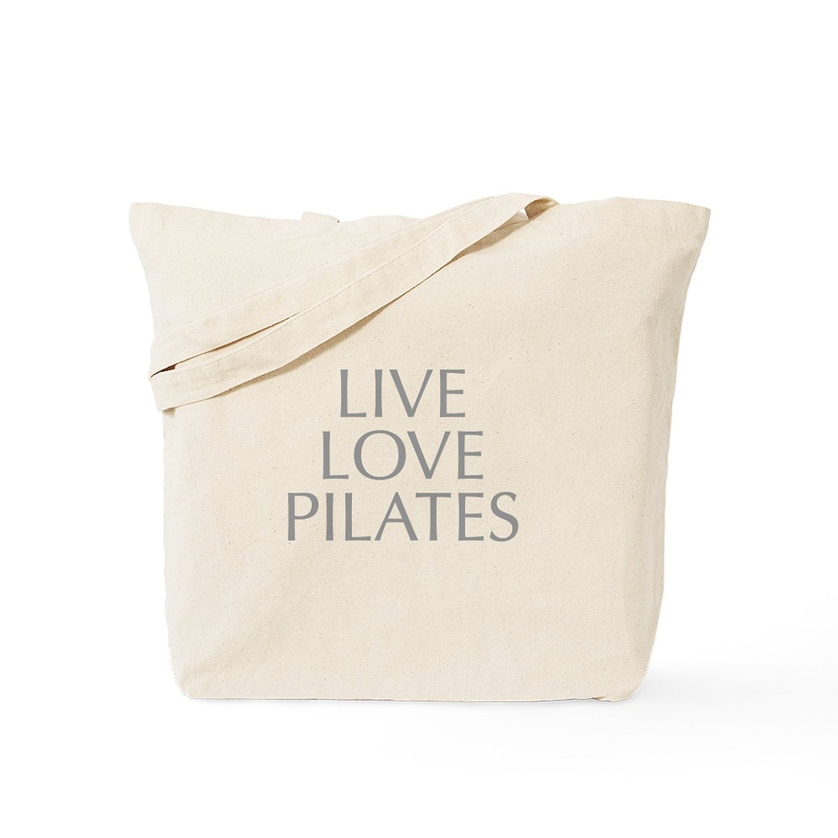 CafePress 'Penne For Your Thoughts' Canvas Tote Bag — Natural, Reusable, Two Sizes - View #3