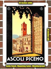 Metal Sign - 1932 Ascoli Piceno Italy - 10x14 Inches