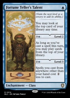 Fortune Teller's Talent 0014 Non Foil Rare Bloomburrow Commander MTG NM