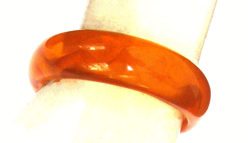 VINTAGE 1940ER RÜCKWÄRTS GESCHNITZT APFELSAFT DRACHENARMBAND - USA - Bild 3 von 5