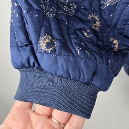 Calme Jacket Sz S Johnny Was Yessi Quilted Astrology Horoscope Moon Stars Cosmic - Picture 10 of 20