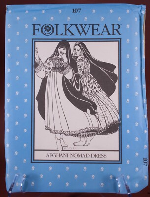 Vtg Folkwear Afghani Nomad Dress #107 Size 6-12 Uncut FF 1976