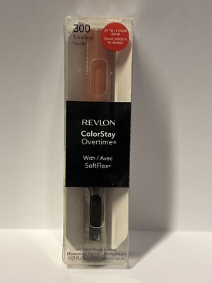 Revlon Colorstay Overtime W/SoftFlex Lipcolor & Topcoat, 300 Timeless Nude