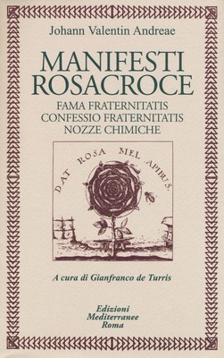 Bücher Andreae Johann V. - Rosenkreuz Plakate. Fama Fraternitatis-Confessio Frat