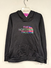 The North Face Half Dome Pullover Hoodie Women's Size Large Charcoal Gray Fleece