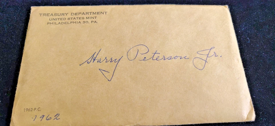 1962 U.S. Mint Set – 5 Coin Philadelphia Issue in OGP Opened Here For YOU!!!! - Image 2 of 4