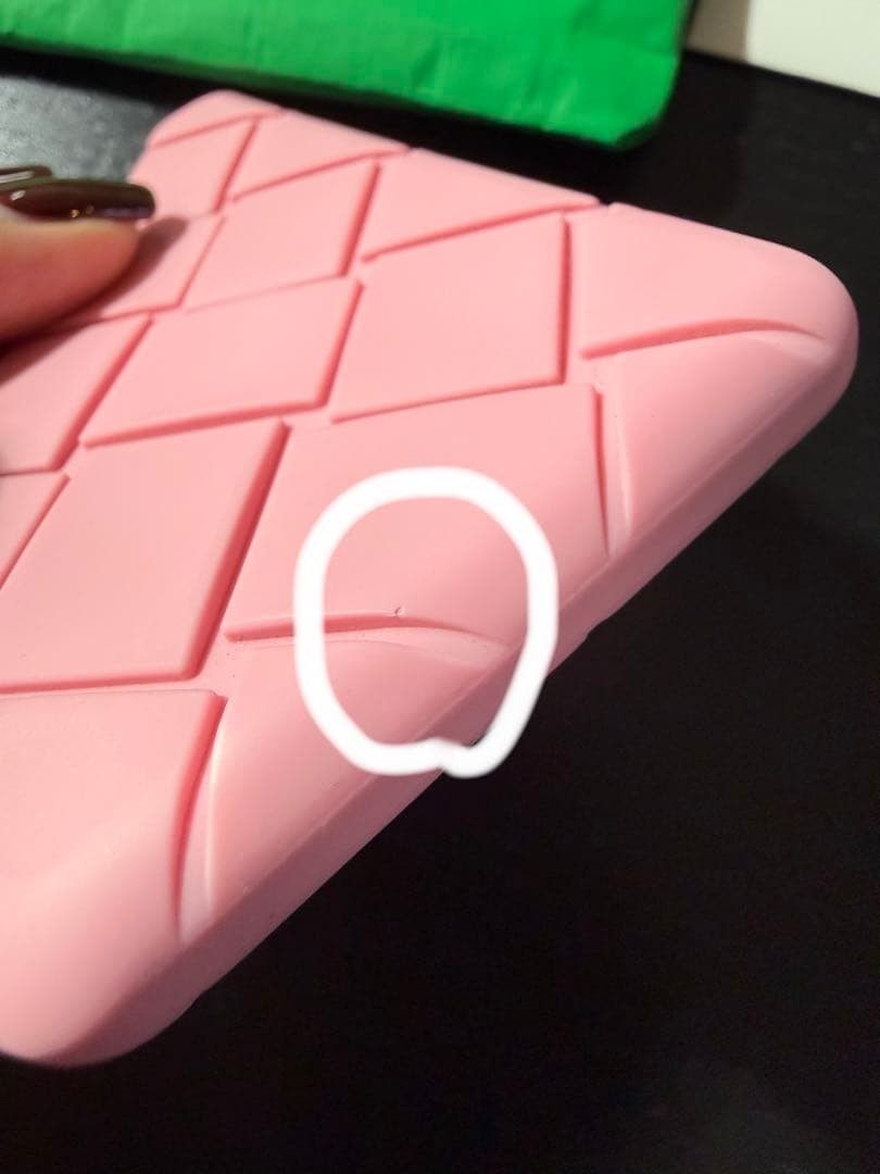 Bottega Veneta Silicone Card Case Pink thumbnail 10