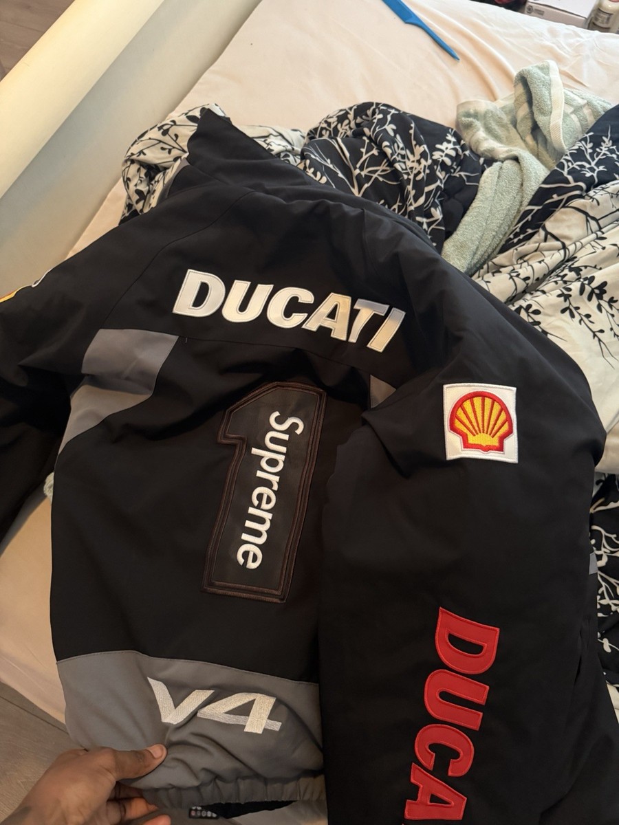 Supreme x Ducati Track Jacket Black, 24SS | eBay