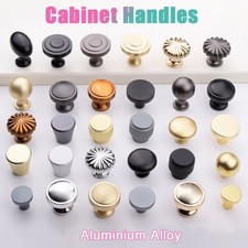 Cabinet Handles Aluminium Alloy Single Hole Door Knobs Cupboard Drawer Handle