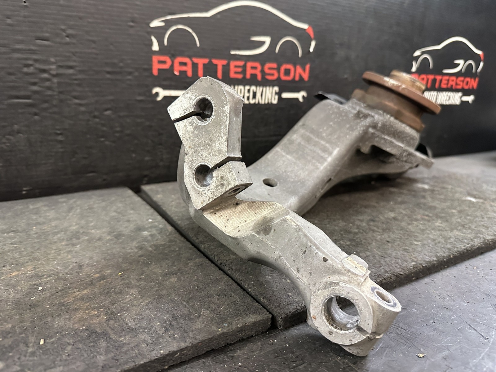 03-10 BENTLEY CONTINENTAL AWD FRONT PASSENGER RH STEERING KNUCKLE 3 CONTROL ARMS
